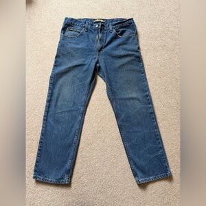 Lee Regular Fit Straight Leg Jeans Mens 36x29 Blue Classic Denim 100% Cotton